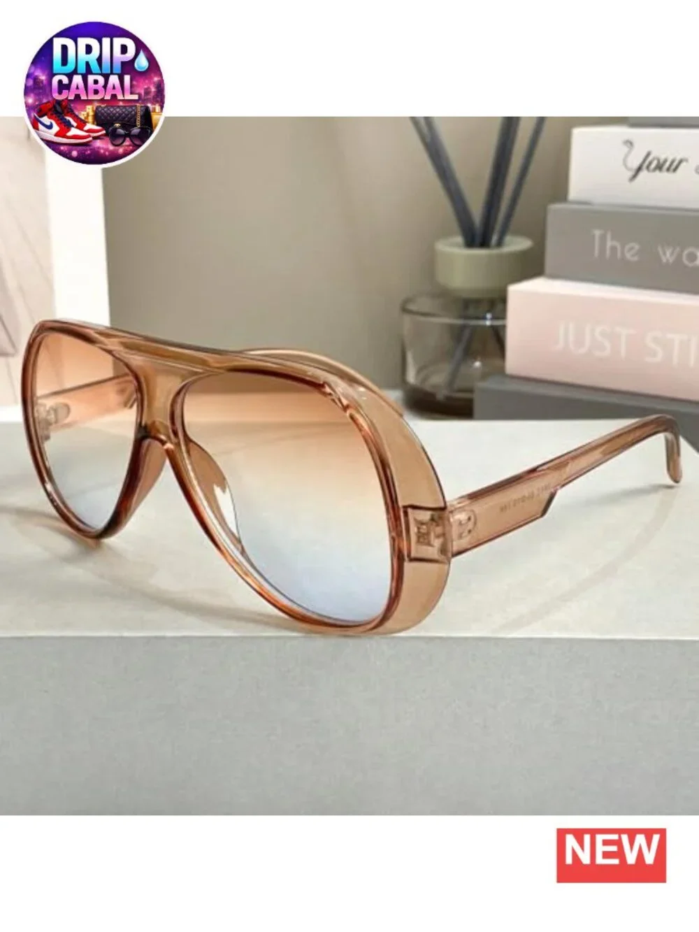 Retro Oversized Square Aviator Sunglasses for Women UV400 Polarized Driving